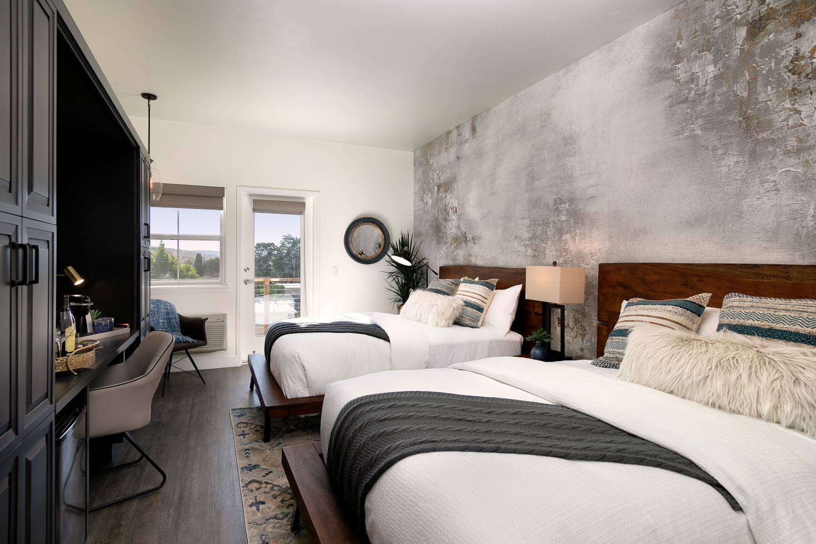 Deluxe Double Queen room with two queen beds